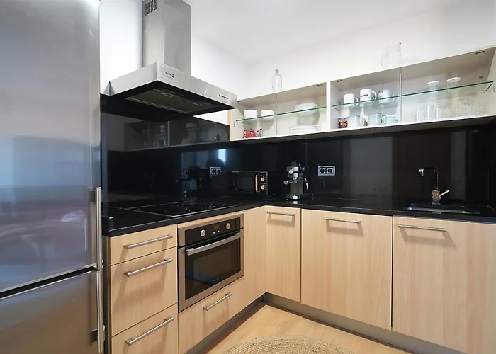 Con Piscina En Playa De A Lanzada Apartmán *