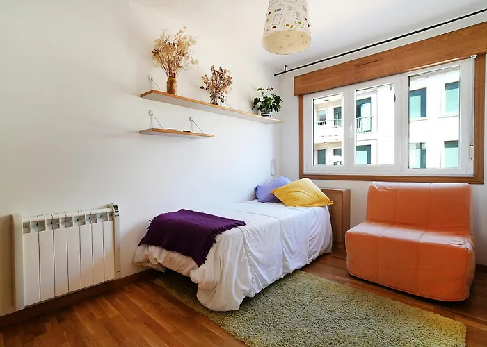 Con Piscina En Playa De A Lanzada Apartmán *